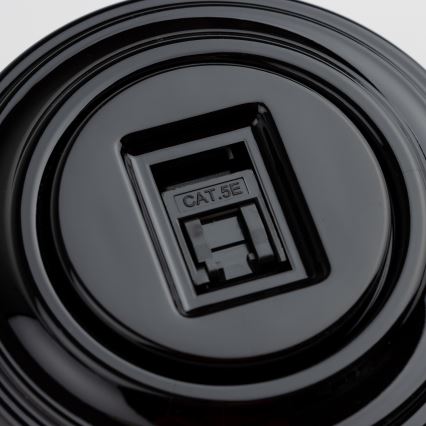 Kliklap - Retro dataudtag med sort ramme