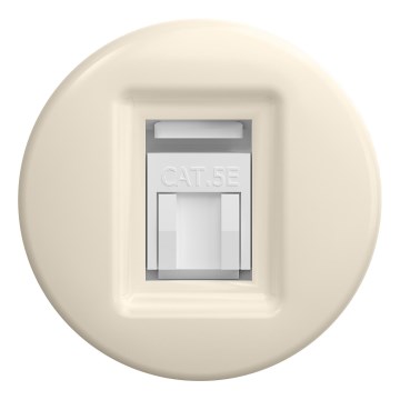 Kliklap - Retro dataudtag uden ramme, beige