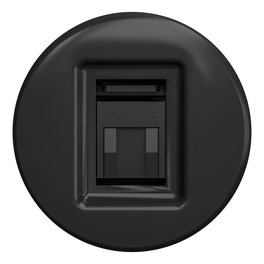 Kliklap - Retro dataudtag uden ramme sort