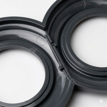 Kliklap - Retro enderamme i antracit