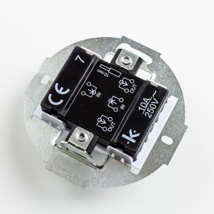 Kliklap - Retro krydsafbryder uden ramme nr. 7 grøn