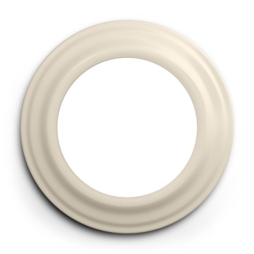 Kliklap - Retro ramme, enkel, beige