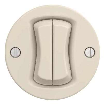 Kliklap - Retro serieafbryder uden ramme nr. 5 beige