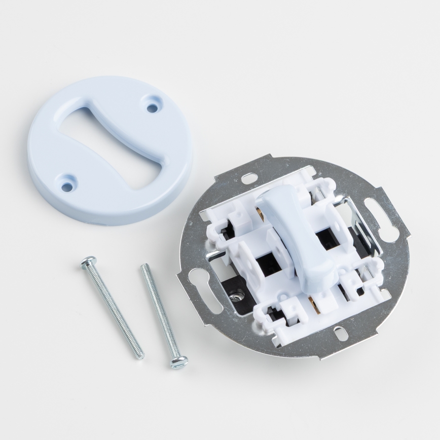 Kliklap - Retro trappeafbryder med ramme nr. 6, blå