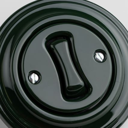 Kliklap - Retro trappeafbryder med ramme nr. 6, grøn