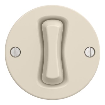 Kliklap - Retro trappeafbryder uden ramme nr. 6, beige