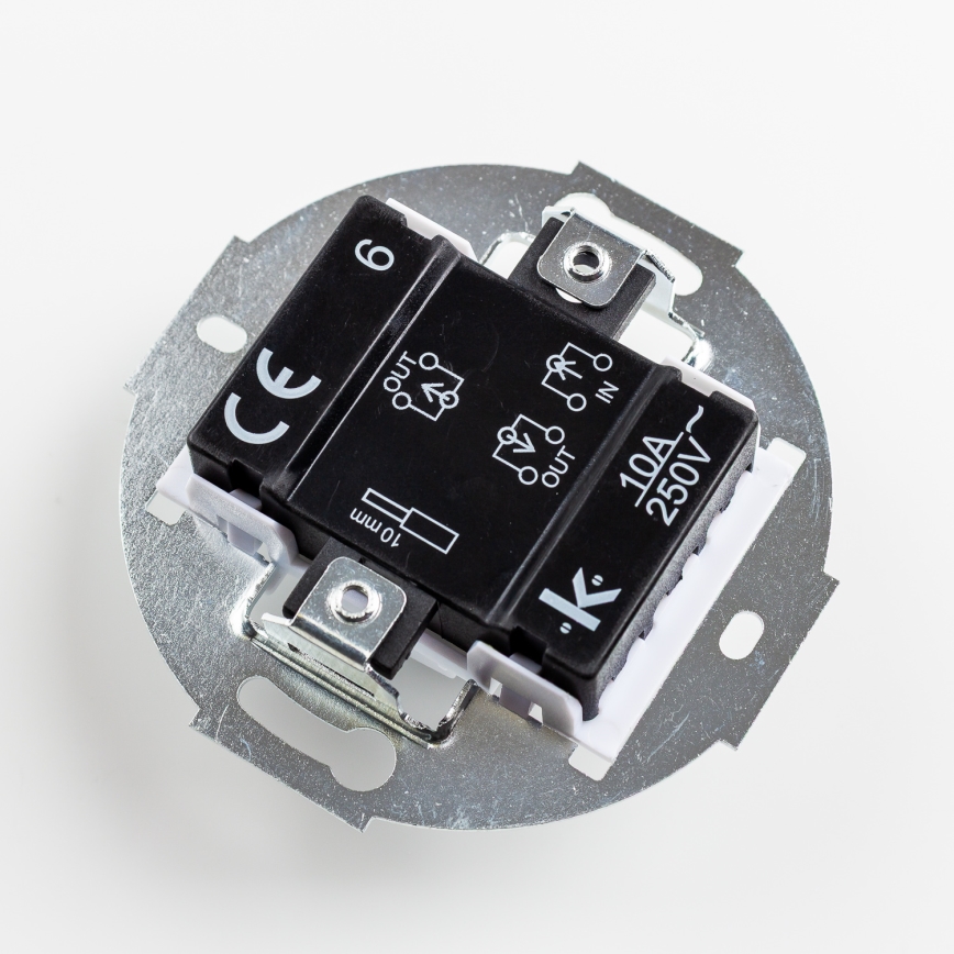 Kliklap - Retro trappeafbryder uden ramme nr. 6, beige