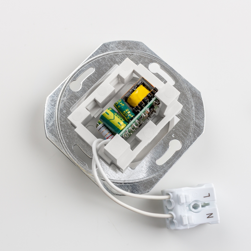 Kliklap - Retro USB-udtag A+C med grå ramme