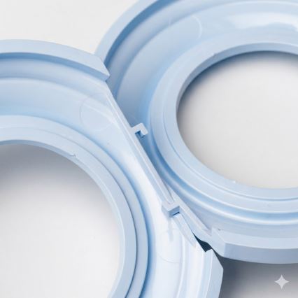 Kliklap - Retroramme i kantblå