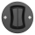 Kliklap - Vintage dobbelt trappekontact uden ramme no. 6+6 antracit