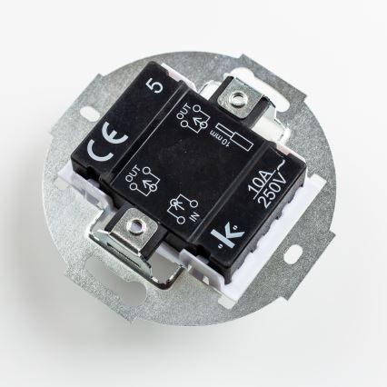 Kliklap - Vintage kontakt uden ramme nr. 5 sort