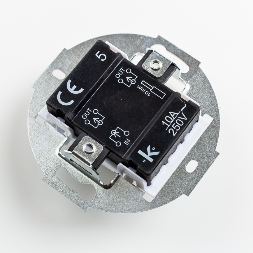 Kliklap - Vintage kontakt uden ramme nr. 5 sort