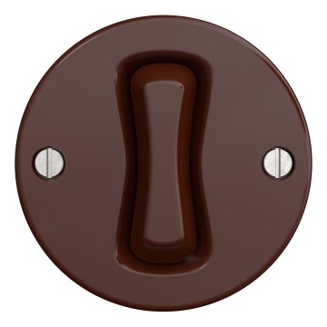 Kliklap - Vintage krydskontakt no. 7 brun