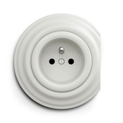 Kliklap - Vintage ramme side hvid