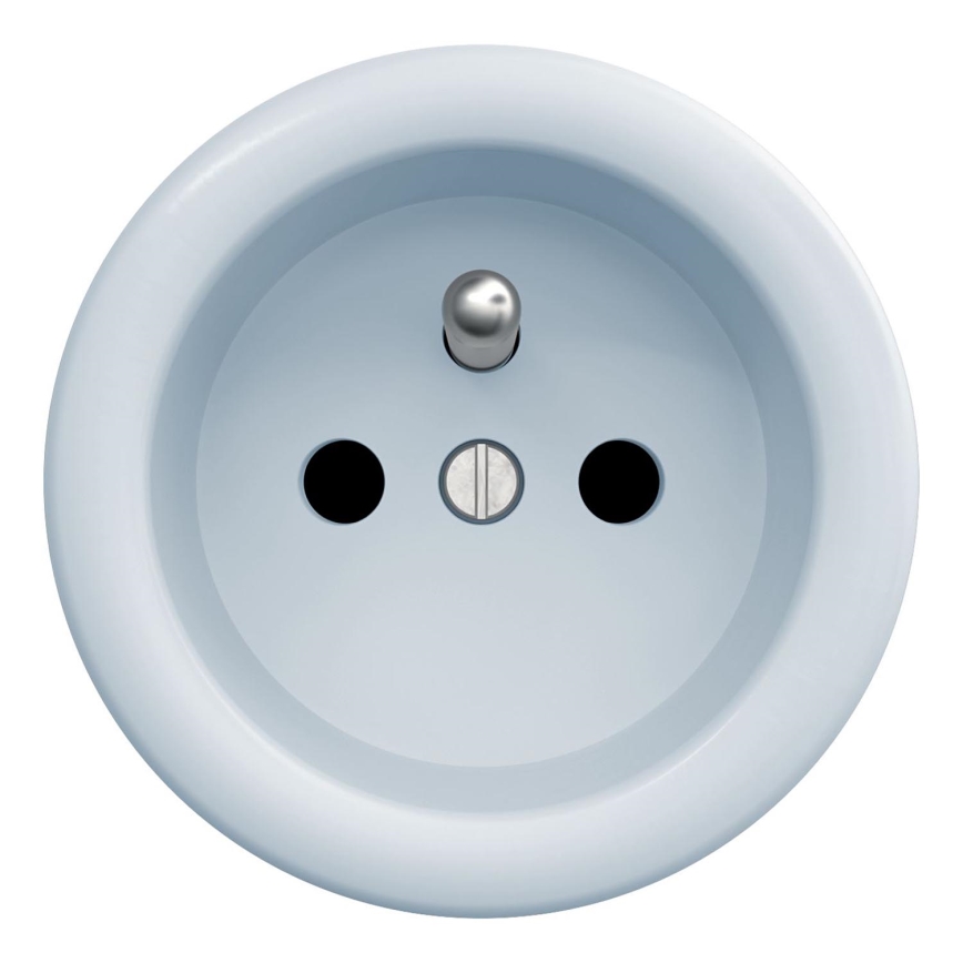 Kliklap - Vintage socket 230V blå