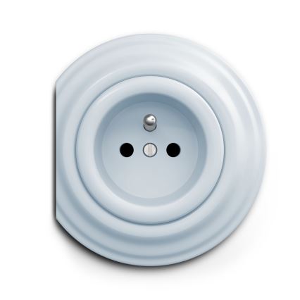Kliklap - Vintage socket 230V blå