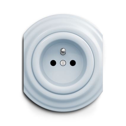 Kliklap - Vintage socket 230V blå