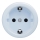 Kliklap - Vintage socket uden ramme SCHUKO 230V/16A blå