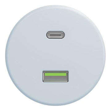 Kliklap - Vintage USB-stik A+C blå
