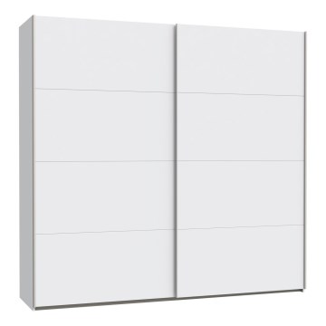 Klædeskab KARO 220 x 210 x 61 cm hvid
