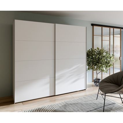 Klædeskab KARO 220 x 210 x 61 cm hvid