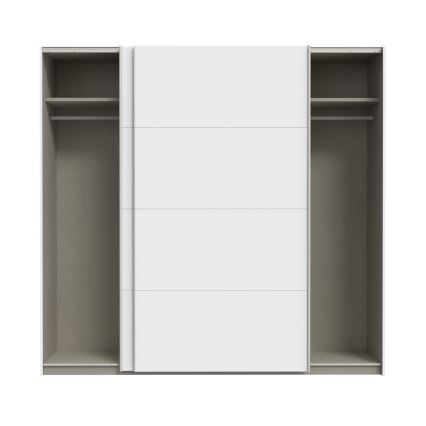 Klædeskab KARO 220 x 210 x 61 cm hvid