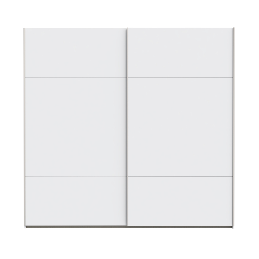 Klædeskab KARO 220 x 210 x 61 cm hvid