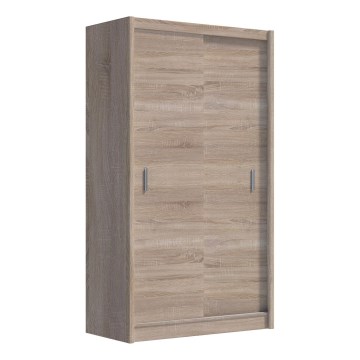 Klædeskab med skydedøre SAPHIRA 150x215 cm eg sonoma