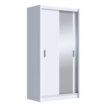 Klædeskab SABRINA 120x215 cm hvid