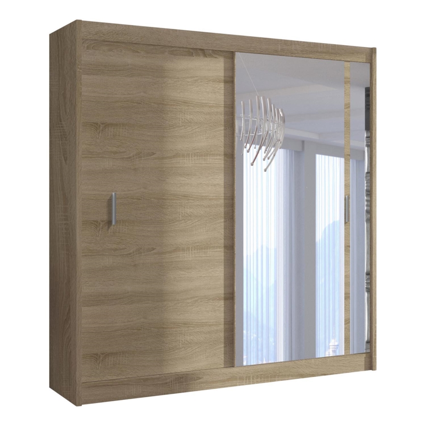 Klædeskab SABRINA 203x215 cm eg sonoma