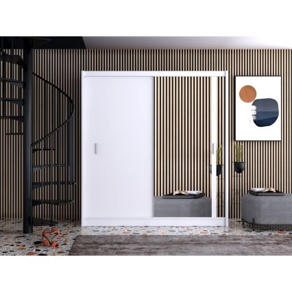 Klædeskab SABRINA 203x215 cm hvid