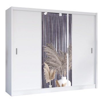 Klædeskab SABRINA 250x215 cm hvid