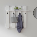 Knagerække CARINA 70x70 cm hvid
