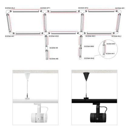 kobling SCENA WX1 venstre sort