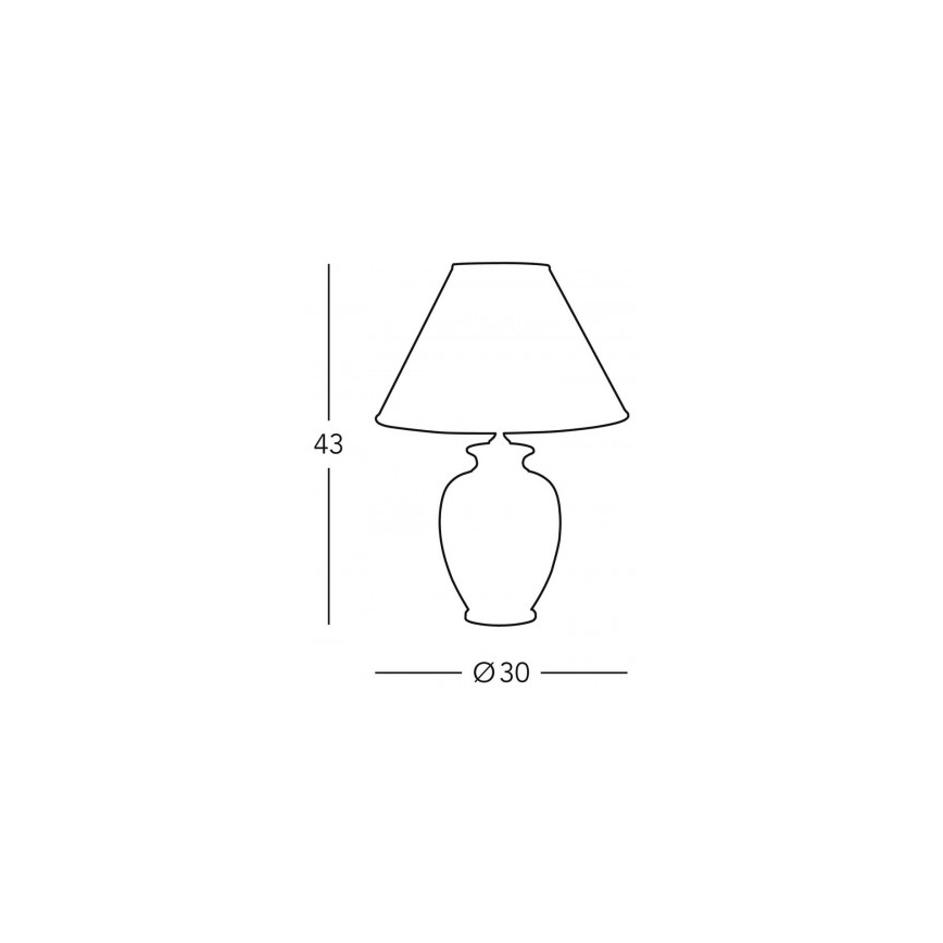 Kolarz 0014.73.7 - Bordlampe BORDEAUX 1xE27/100W/230V