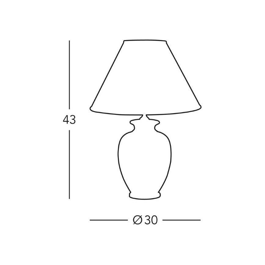 Kolarz 0014.73 - Bordlampe GIARDINO 1xE27/100W/230V