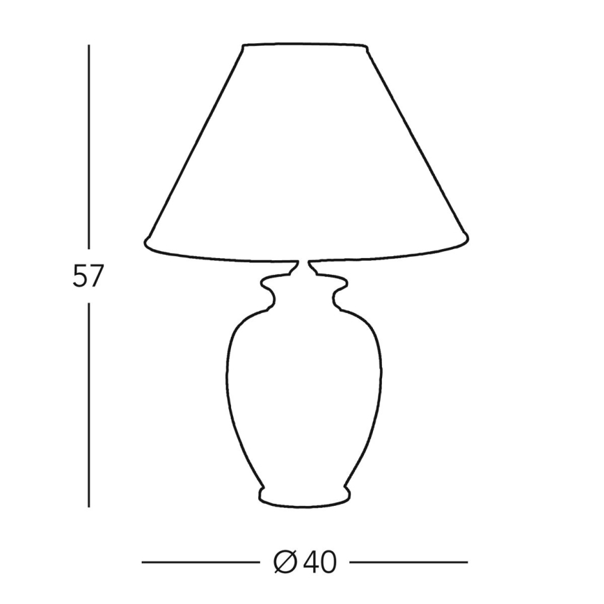 Kolarz 0014.74.7 - Bordlampe BORDEAUX 1xE27/100W/230V