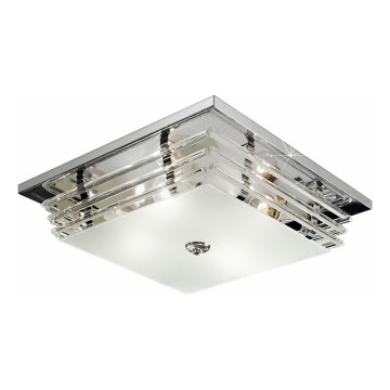 Kolarz 0342.14.5 - Loftlampe ONTARIO 4xE27/60W/230V skinnende krom