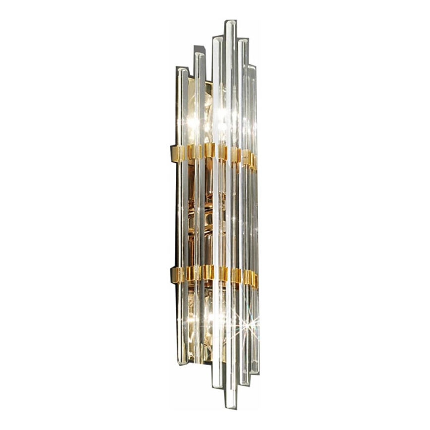Kolarz 0342.62M.3 - Væglampe ONTARIO 2xE14/40W/230V 41 cm 24K guldfarvet