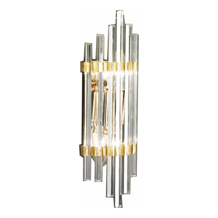 Kolarz 0342.62S.3 - Væglampe ONTARIO 2xE14/40W/230V 31 cm 24K guldfarvet
