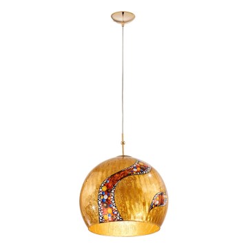 Kolarz 0392.31L.3.Ki.Au - Pendel LUNA 1xE27/60W/230V 24K guldfarvet