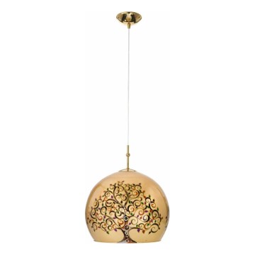 Kolarz 0392.31M.3.Al.Mu - Pendel LUNA 1xE27/60W/230V 24K guldfarvet