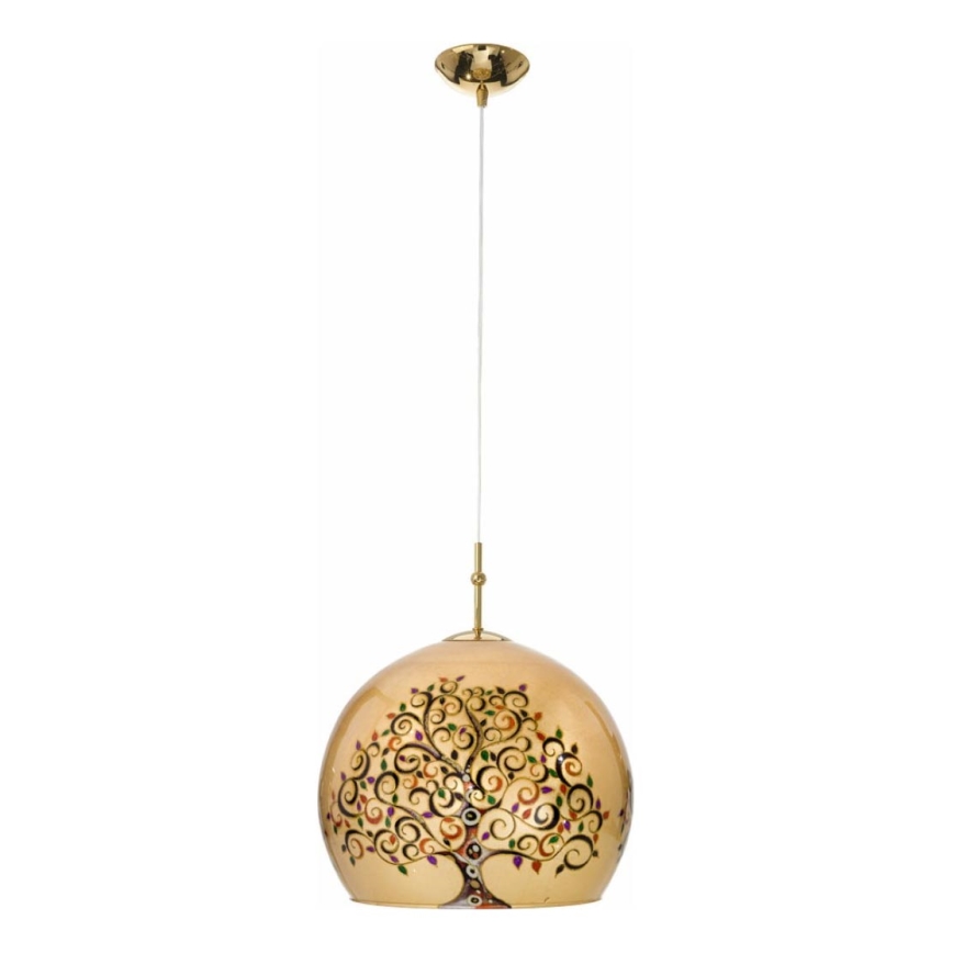 Kolarz 0392.31M.3.Al.Mu - Pendel LUNA 1xE27/60W/230V 24K guldfarvet