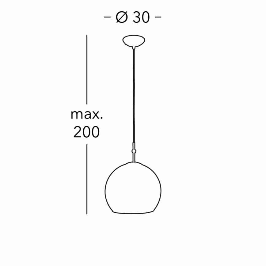 Kolarz 0392.31M.3.Al.Mu - Pendel LUNA 1xE27/60W/230V 24K guldfarvet