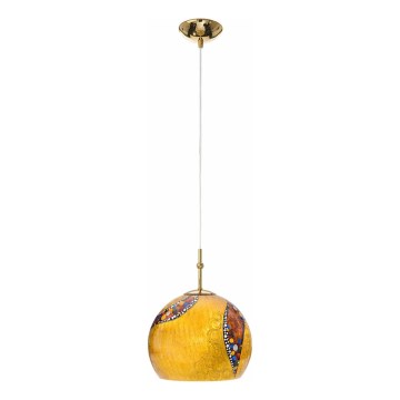 Kolarz 0392.31S.3.Ki.Au - Pendel LUNA 1xE27/60W/230V 24K guldfarvet