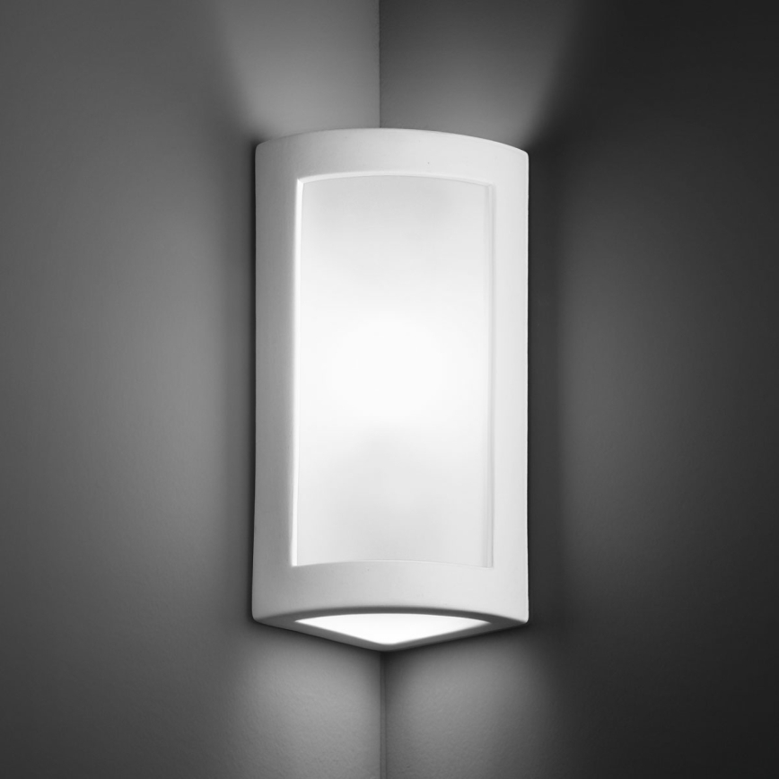 Kolarz 218.62 - Væglampe CASABLANCA 1xE27/60W/230V hvid
