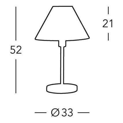 Kolarz 264.70.4 - Bordlampe HILTON 1xE27/60W/230V