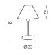 Kolarz 264.70.6 - Bordlampe HILTON 1xE27/60W/230V