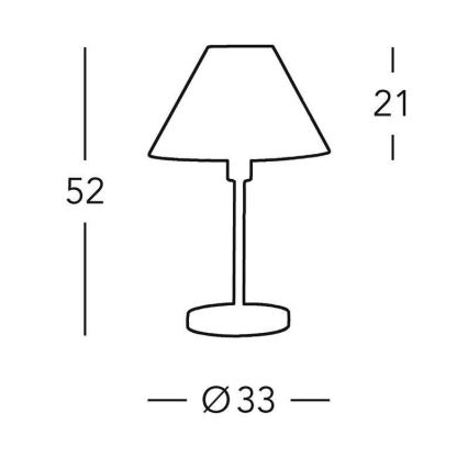 Kolarz 264.70.6 - Bordlampe HILTON 1xE27/60W/230V