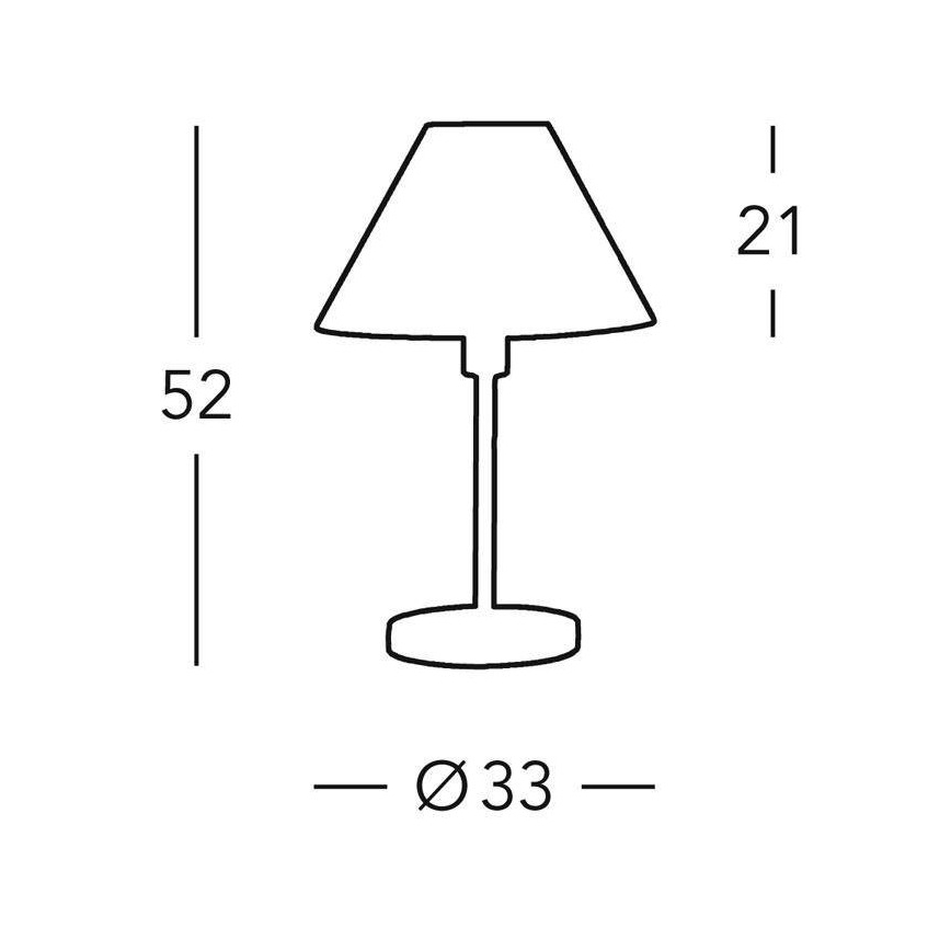 Kolarz 264.70.6 - Bordlampe HILTON 1xE27/60W/230V
